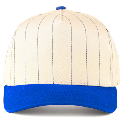 C.C Pinstripe Palin Two Tone Trucker Cap