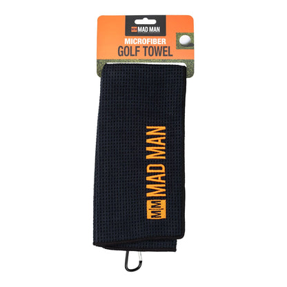 Absorbent Golf Bag Towel with Carabiner