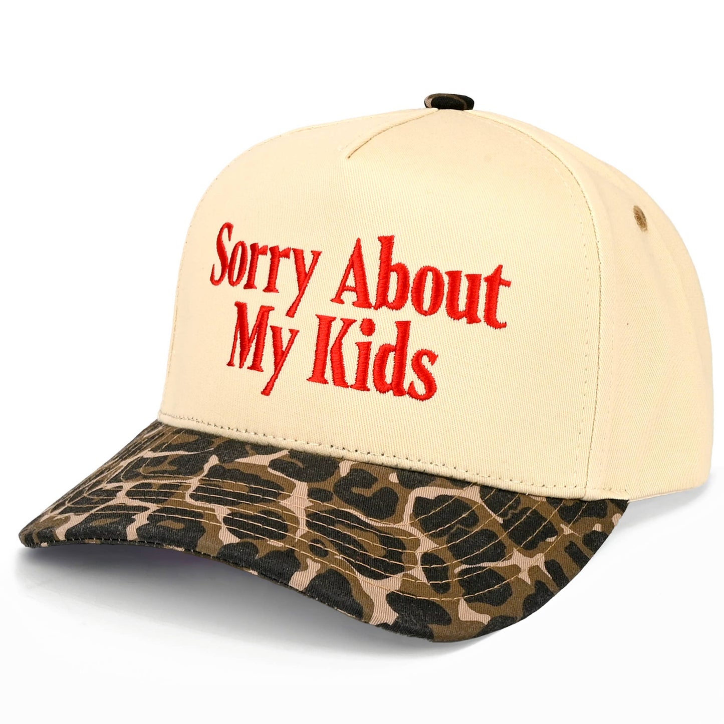 C.C SORRY ABOUT MY KIDS Two Tone Trucker Hat