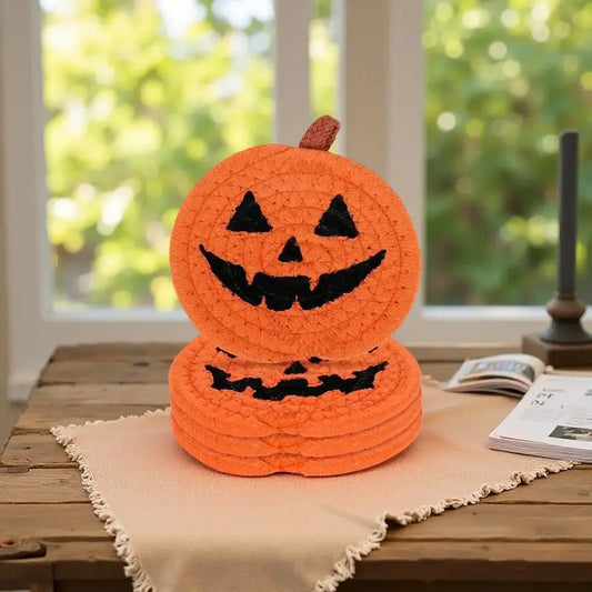 Pumpkin Coasters
