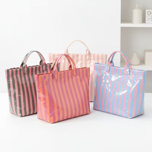 Large Striped Tote Bag Paloma Type Bag