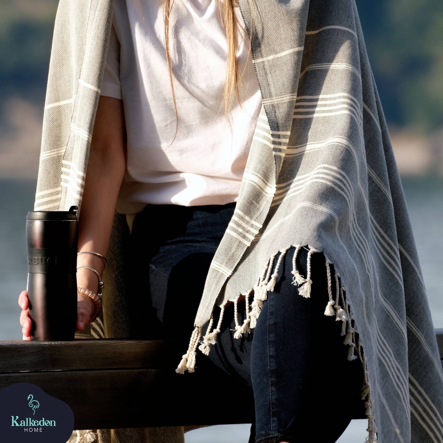 Sand Free Turkish Striped Beach Towel