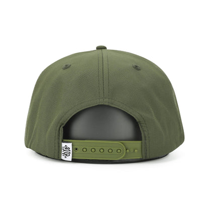 Salt Water Soul Marlin Patch Green Rope Snapback Hat