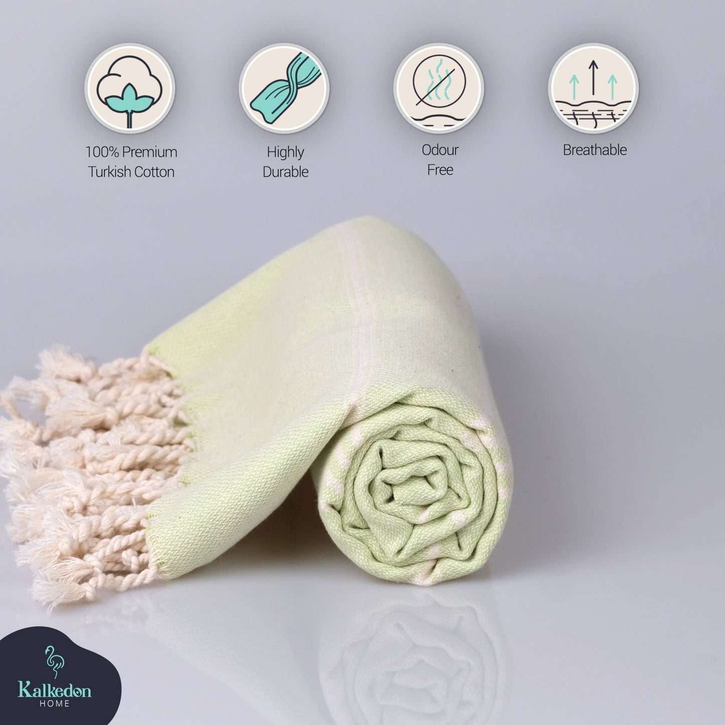 Sand Free Turkish Striped Beach Towel