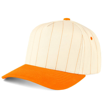 C.C Pinstripe Palin Two Tone Trucker Cap