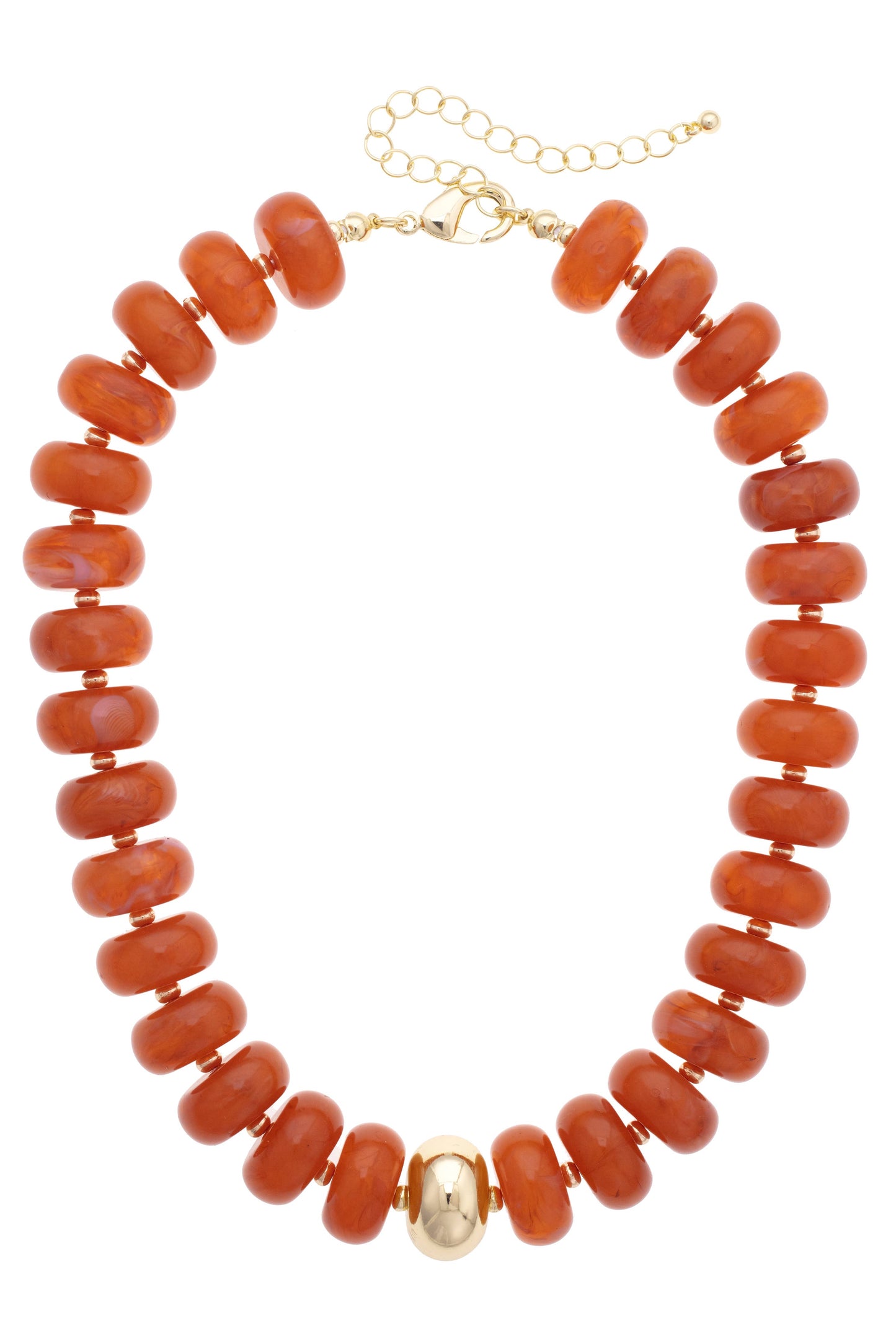 San Sebastián Beaded Resin Necklace