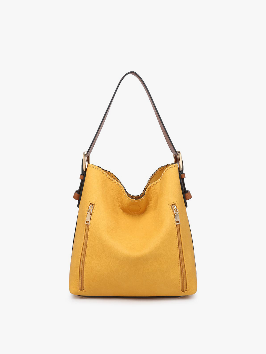 Alexa 2-in-1 Hobo Bag w/Dual Zip Compartments | M1816A