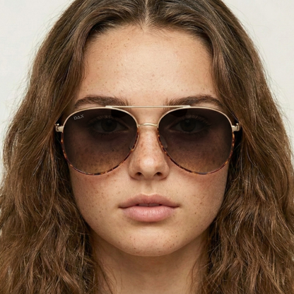 DAX ACE - Unisex Aviator Sunglasses – Polarized Hair-Friendly