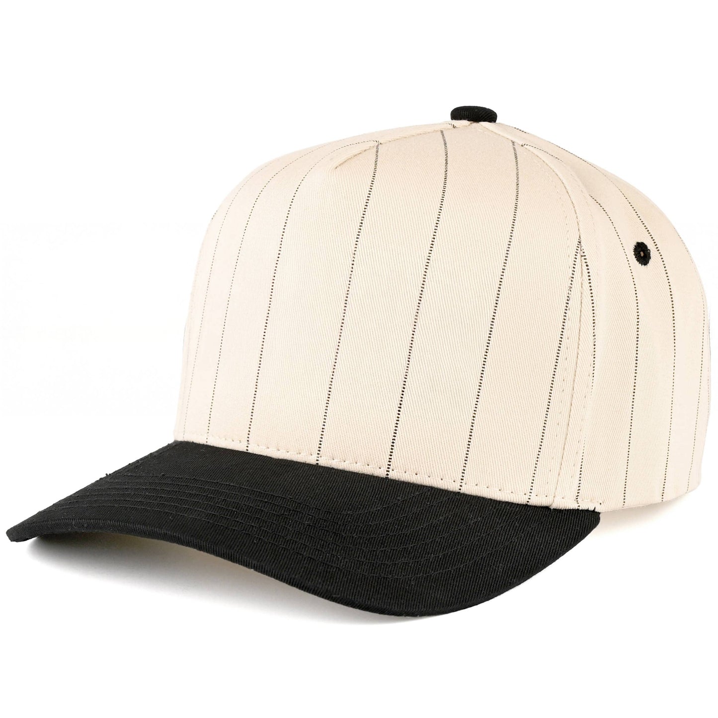 C.C Pinstripe Palin Two Tone Trucker Cap