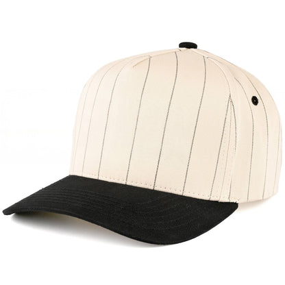 C.C Pinstripe Palin Two Tone Trucker Cap