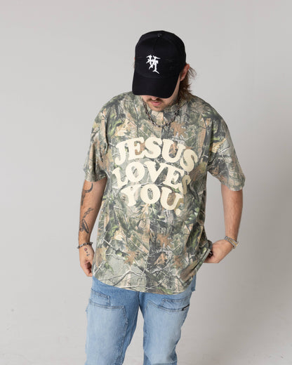 Heavyweight Camo Oversized Tee