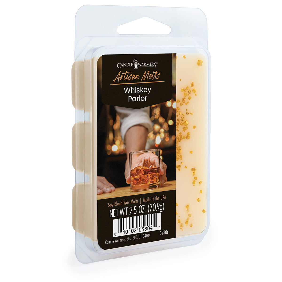 2.5 oz Artisan Wax Melt Whiskey Parlor