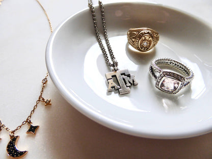 Aggie Gold, Gig 'em, Whoop! Ring Dish / Texas A&M University