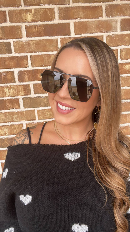 DAX AXL - Unisex Geometric Aviator Polarized Sunglasses
