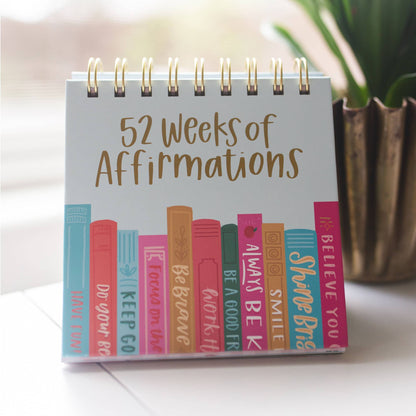 52 Weeks of Affirmations - Desk Flip Calendar