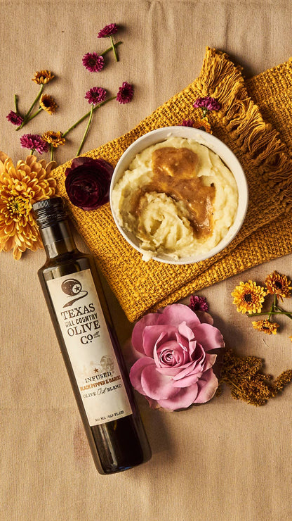 Black Pepper Garlic Infused Olive Oil -100ml