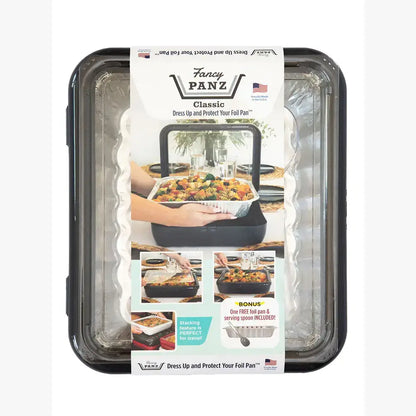 Fancy Panz Classic Set - Pan Frame w/ Lid & Serving Spoon - Charcoal