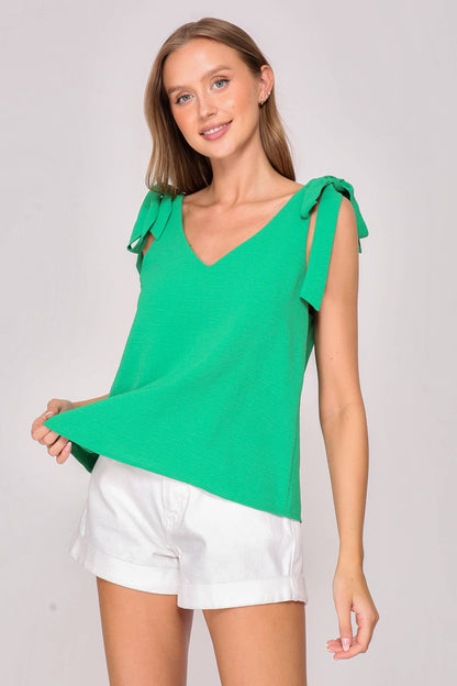 Self Tie Strap Airflow Cami Top