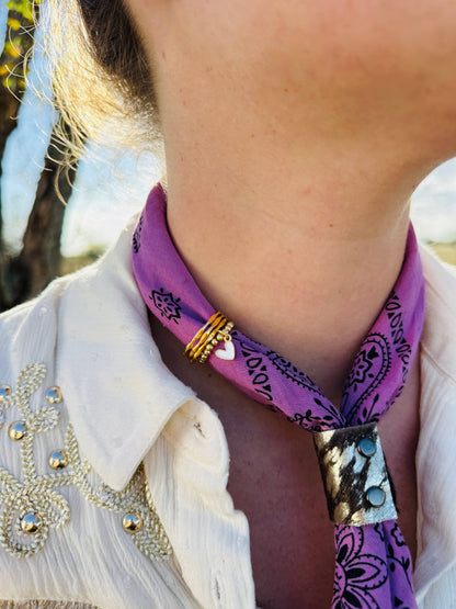Purple Hues Hand Dyed Bandanas