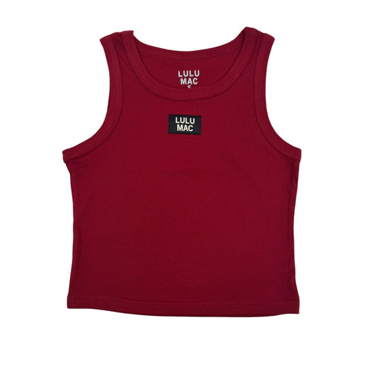 LULU MAC TANK MAROON