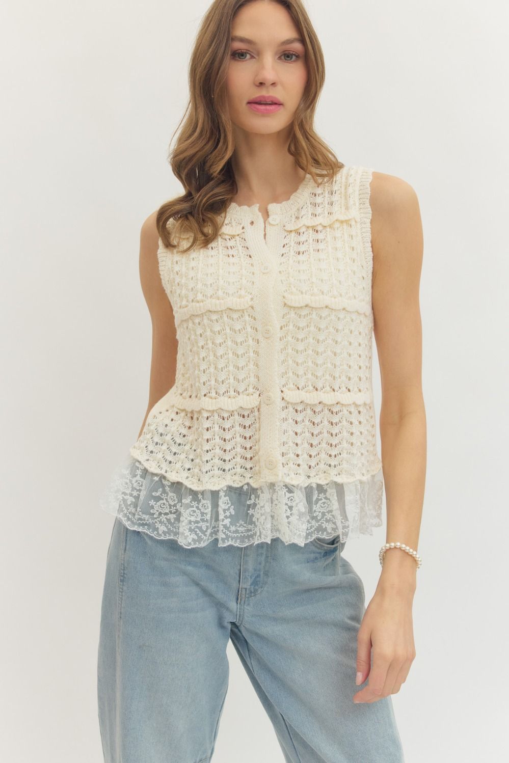 Sleeveless Knit Top