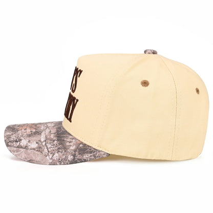 C.C GOD'S COUNTRY Letter on Two Tone Trucker Hat