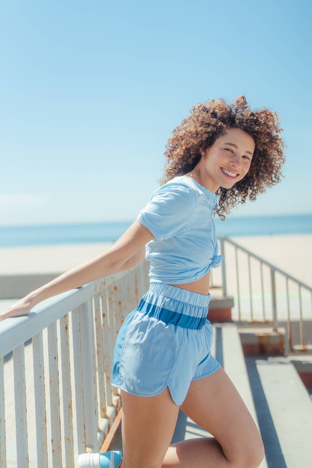 Color Blocked Active Shorts