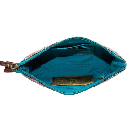 Myra Jacksborrow Leather Hairon Bag In Cactus Bloom