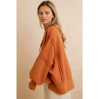 OVERSIZED PUMPKIN PATCH SWEATSHIRT