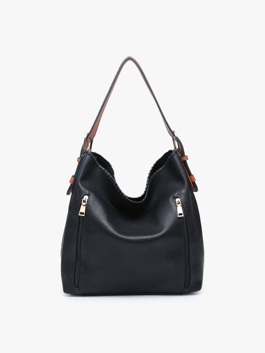 Alexa 2-in-1 Hobo Bag w/Dual Zip Compartments | M1816A