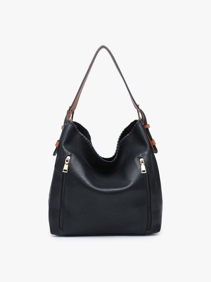 Alexa 2-in-1 Hobo Bag w/Dual Zip Compartments | M1816A
