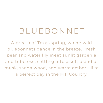 8oz Bluebonnet - Soy Candle - Silver Tin - Neutral
