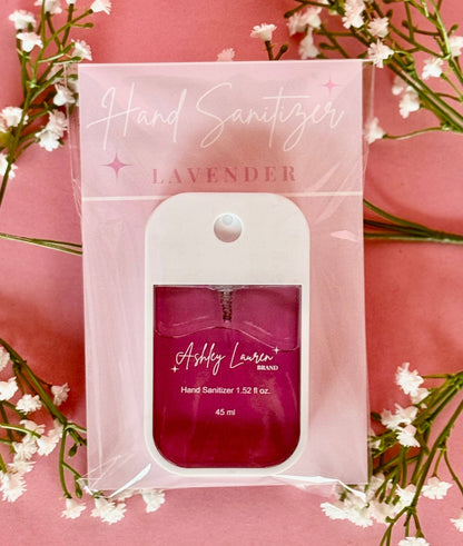 Lavender Hand Sanitizer Spray