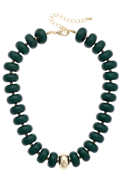San Sebastián Beaded Resin Necklace