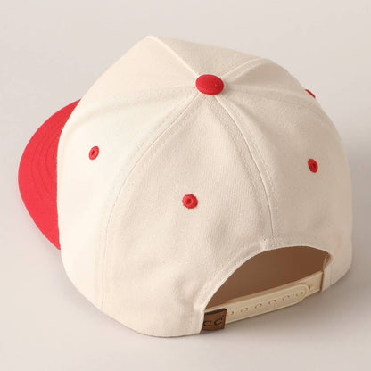 Christmas Jingle Bell Embroidery Baseball Cap