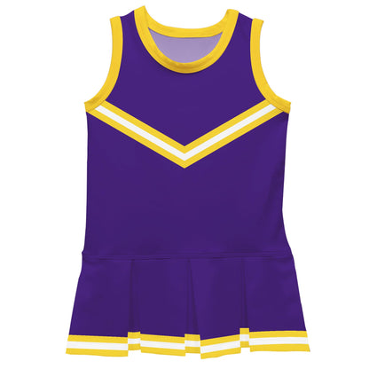 Purple and Yellow Cheer Dress