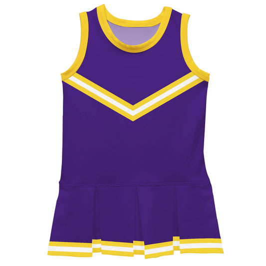 Purple and Yellow Cheer Dress