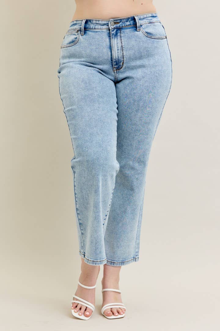 HW Stone Wash Straight Fit Judy Blue
