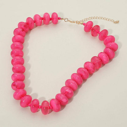Chunky Beaded Statement Necklace