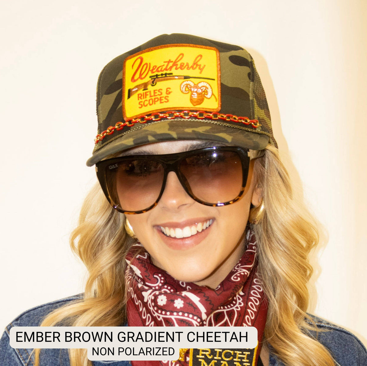 DAX Ember - Woman's Oversized Square Sunglasses