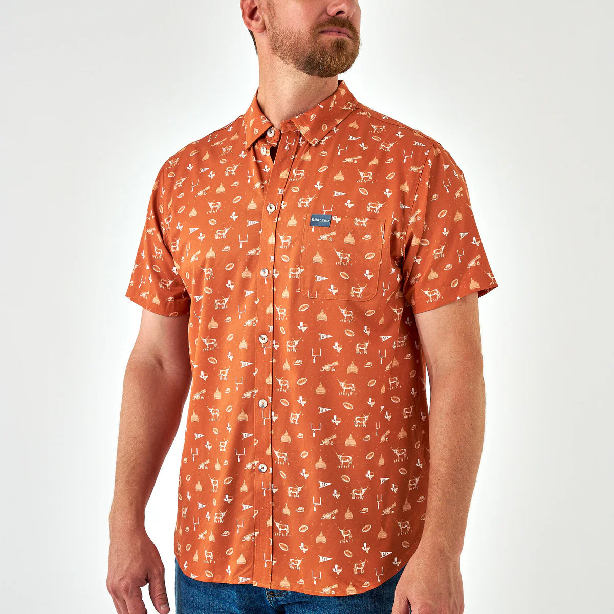 Burlebo Gameday in Austin Button Up