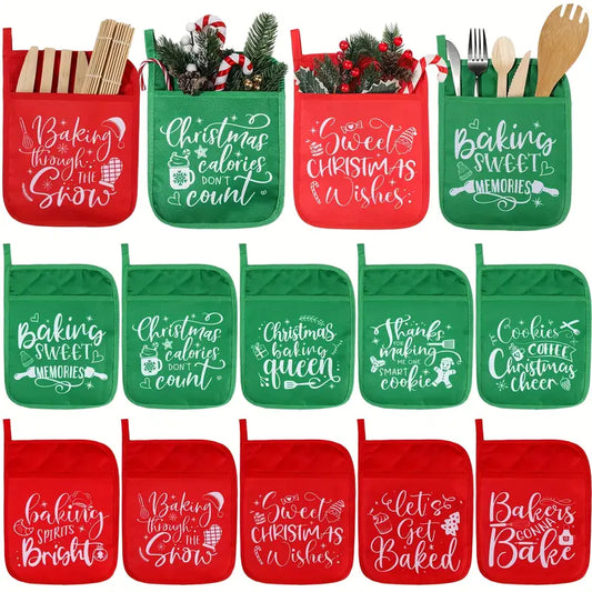 Pot Holder and Silicone Spatula Gift Set