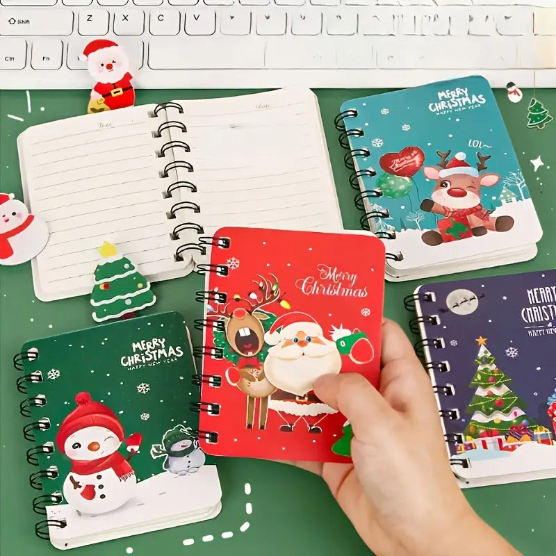 Mini Christmas Notebook with Pen