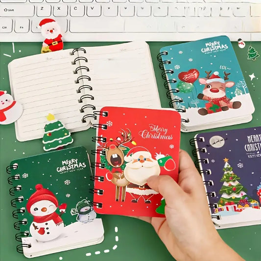 Mini Christmas Notebook with Pen